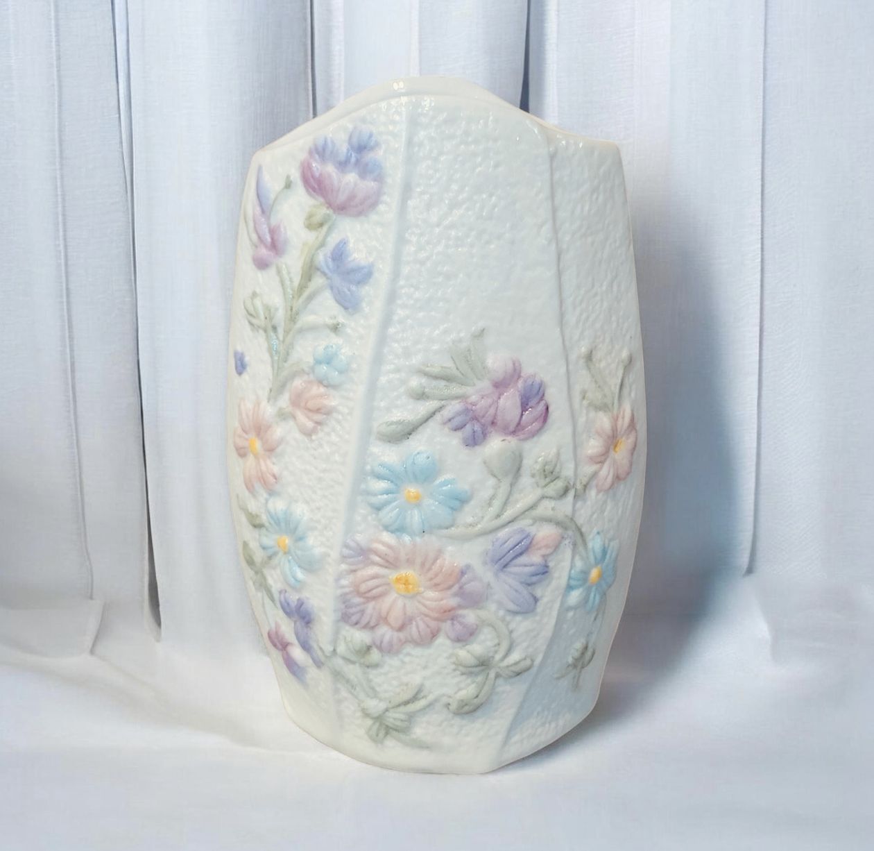 Ritz Porcelain  Textured Bisque Vase