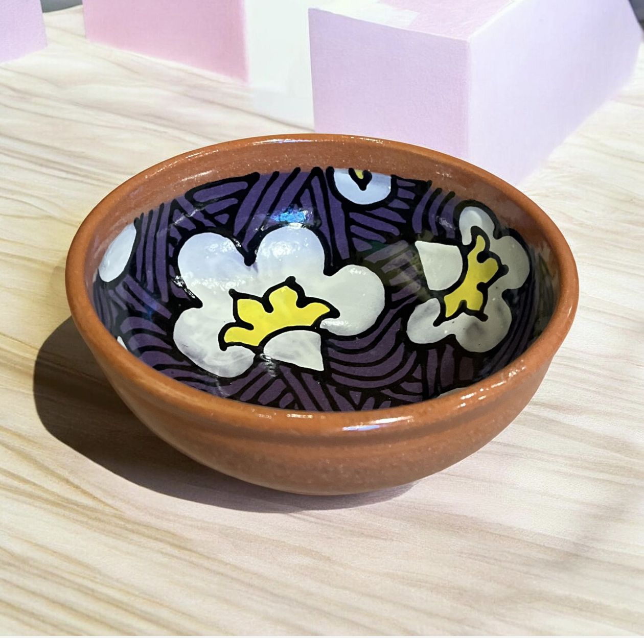 Okechukwu Small Serving Bowl Purple 46