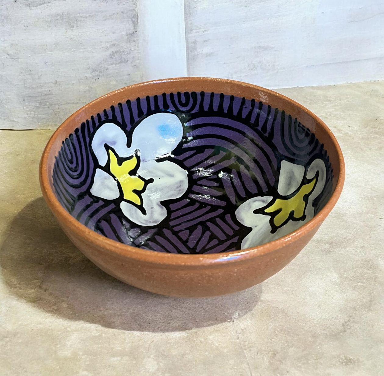 Okechukwu Small Serving Bowl Purple 49