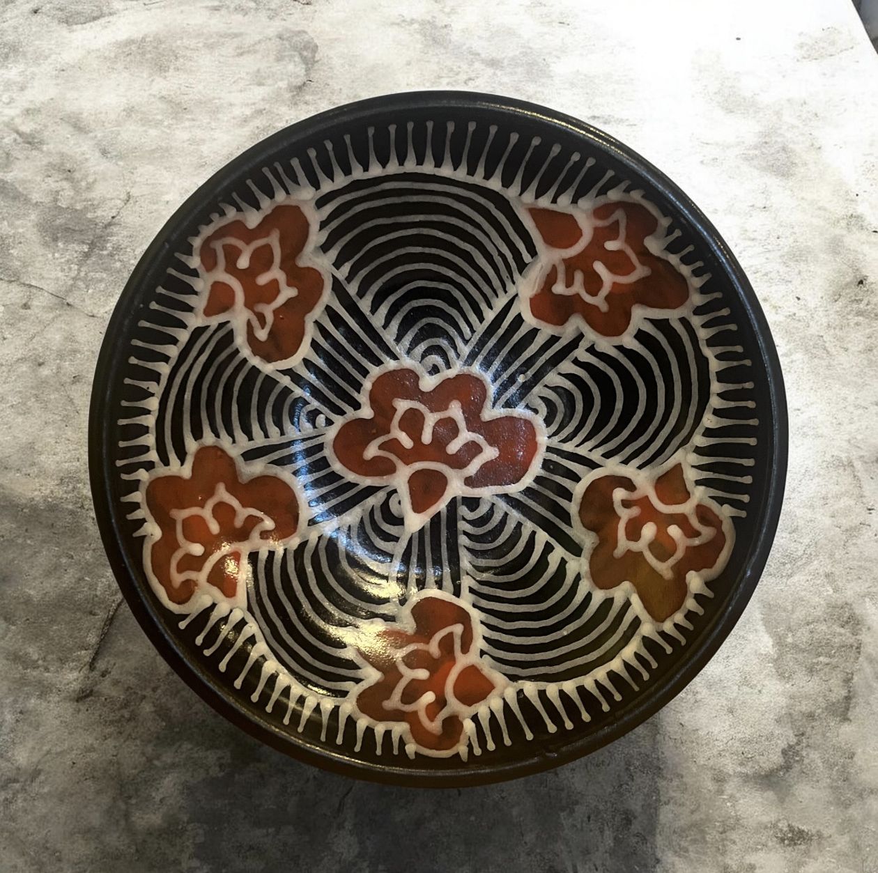 Okechukwu Plate Black and Orange 27