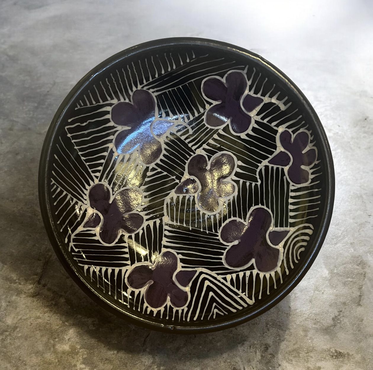 Okechukwu Plate Black and Orange 29