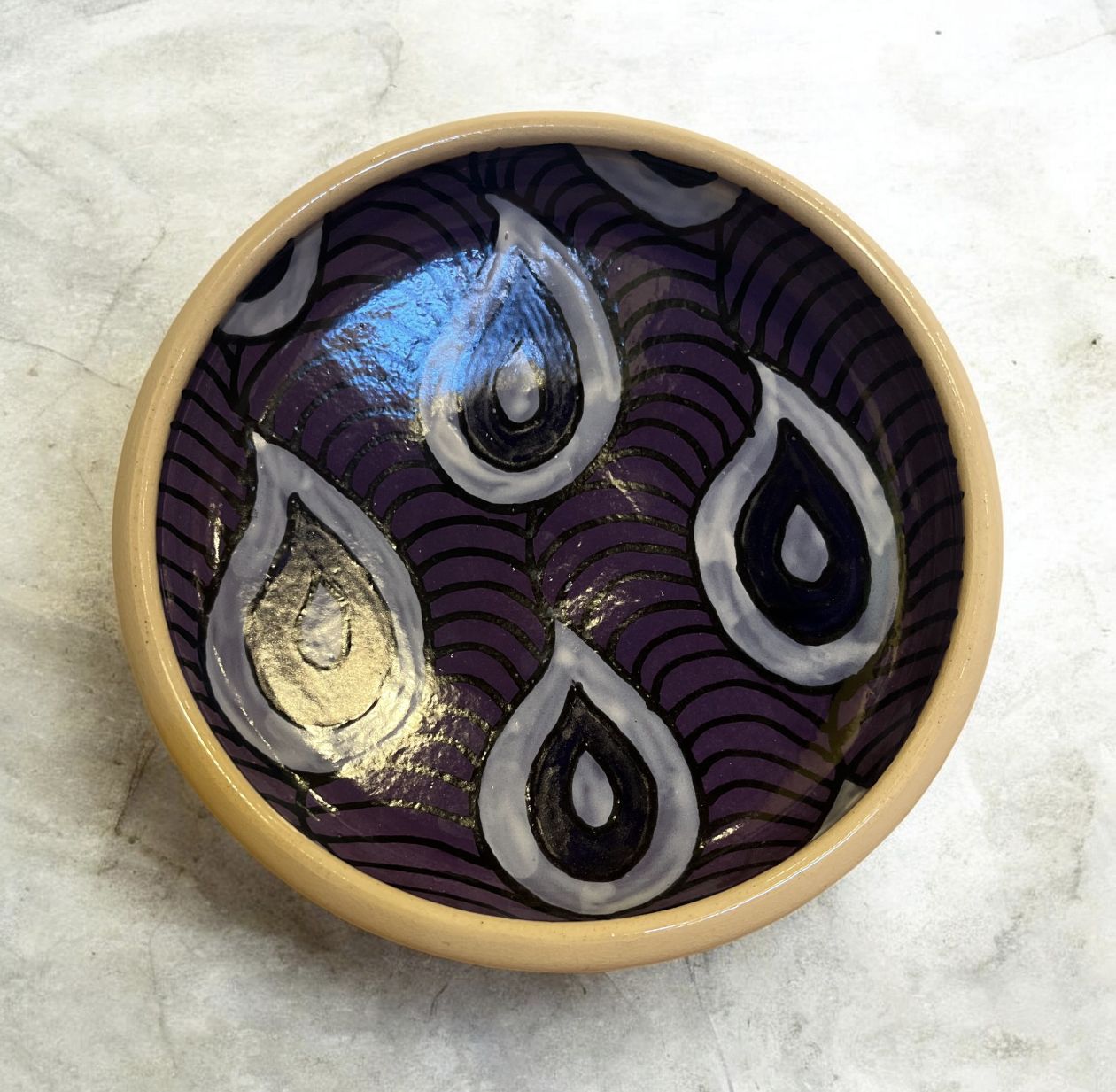 Okechukwu Plate Purple Avocado 32