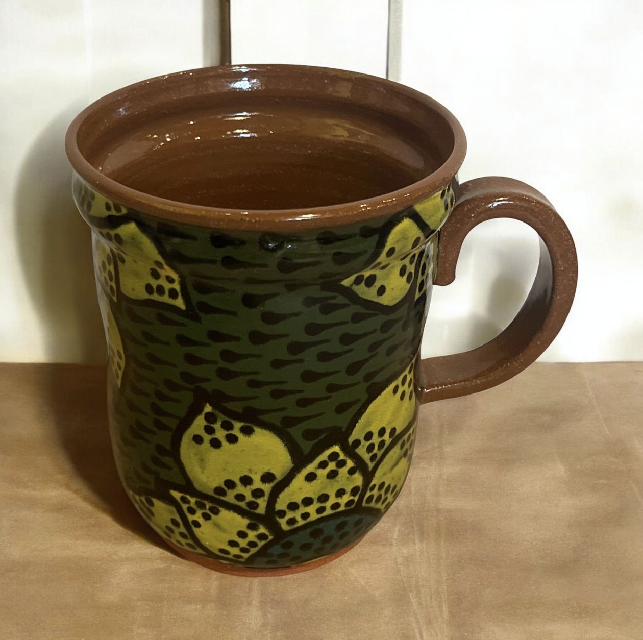 Okechukwu Extra Large Mug  Green and Yellow 101