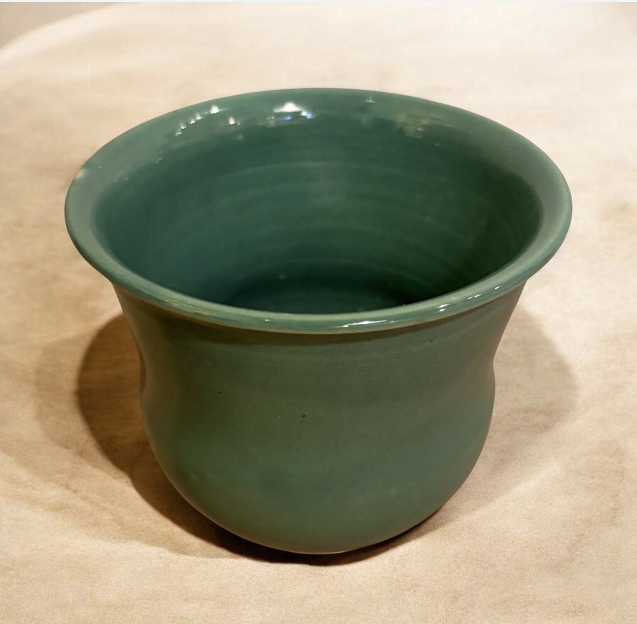 Okechukwu Small Crock Green