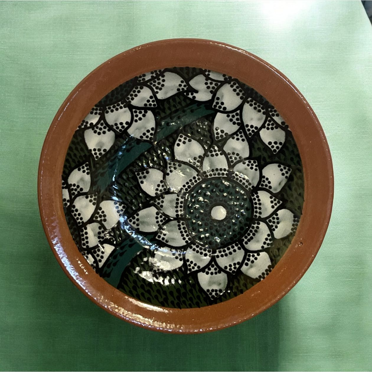 Okechukwu Plate Green White 2