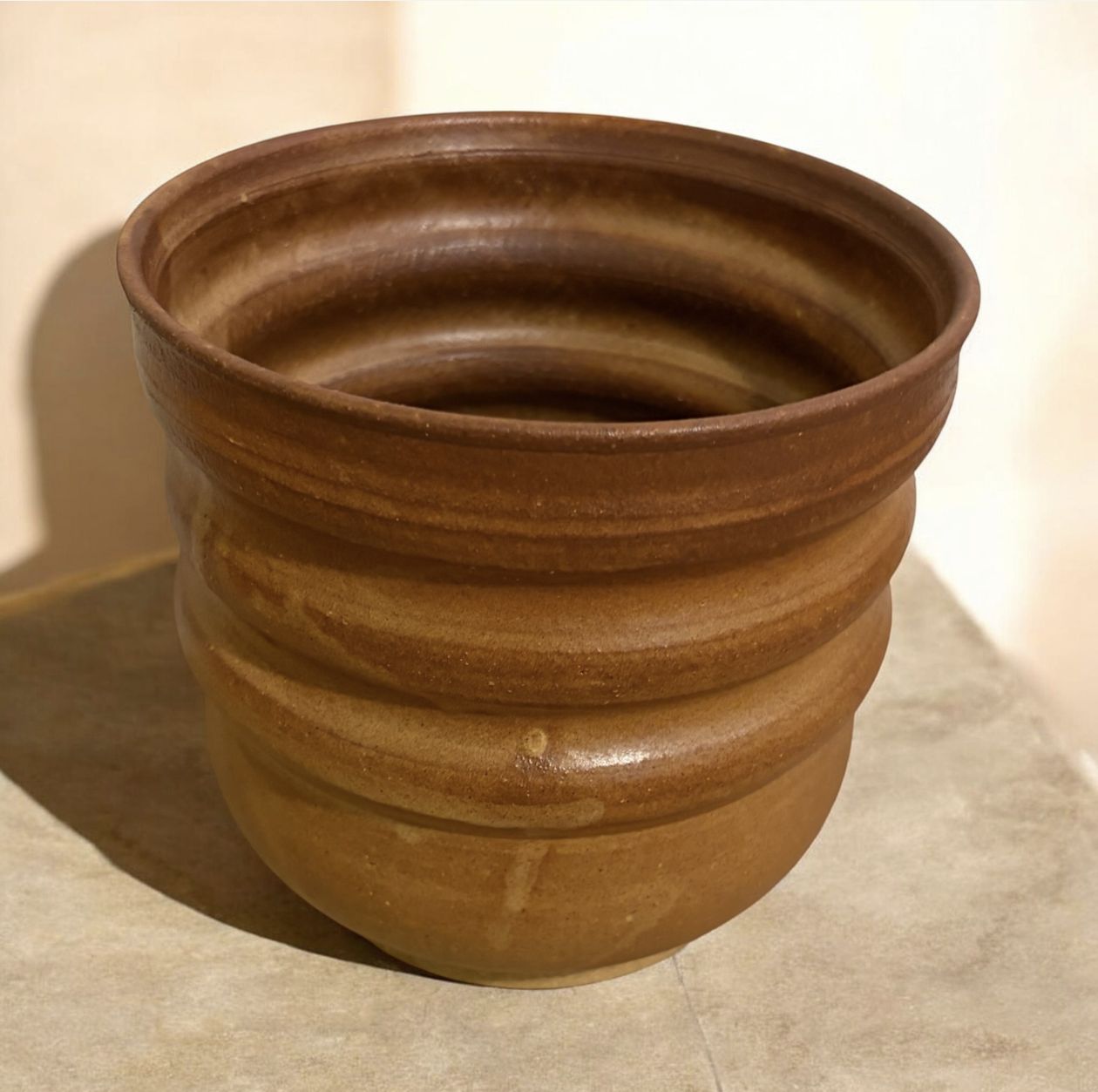 Okechukwu Large Brown Crock 11