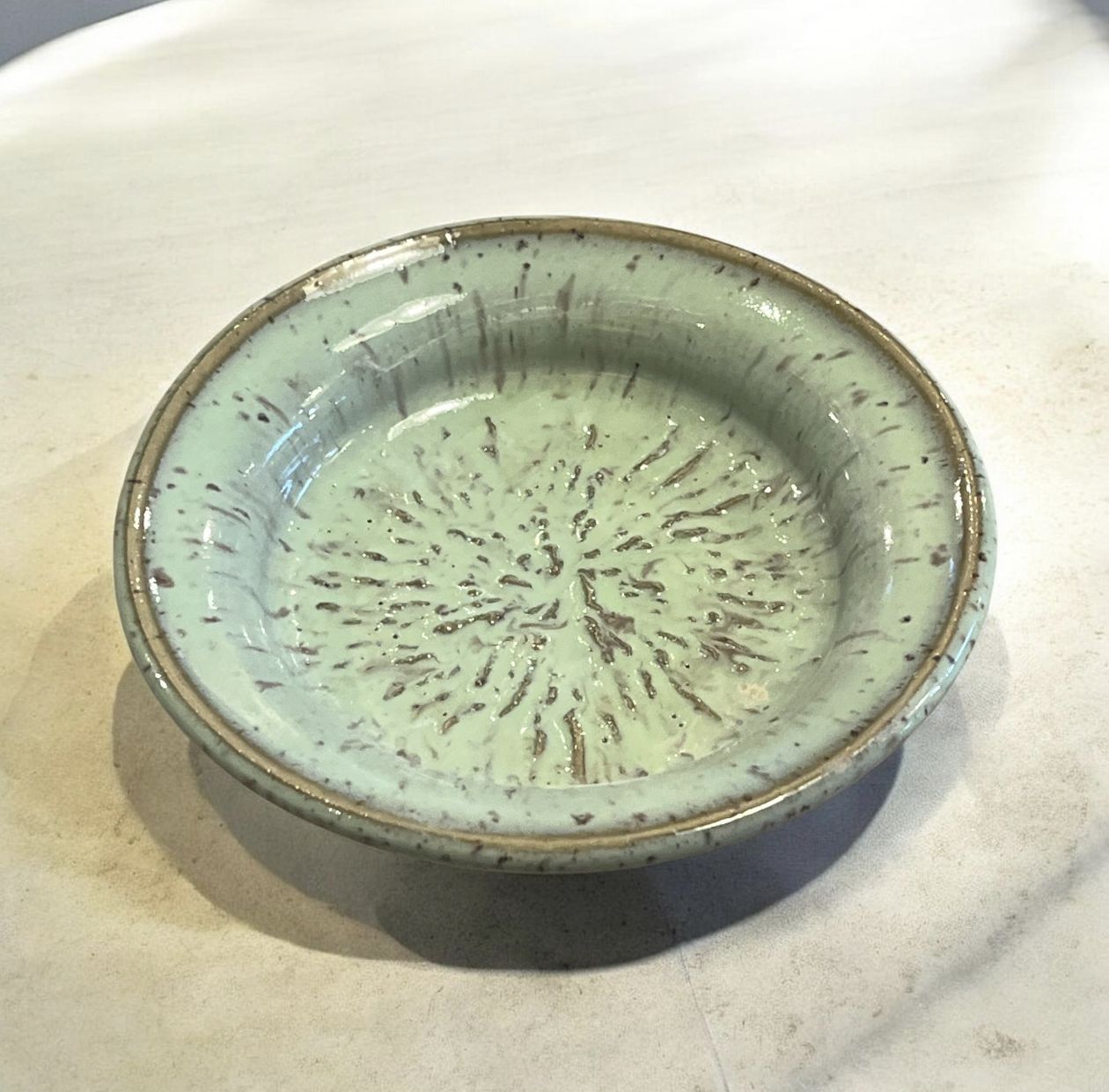 BMF Garlic Grater Dish Light Green