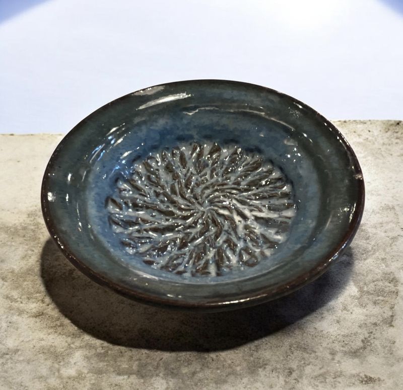 BMF Garlic Grater Dish Blue