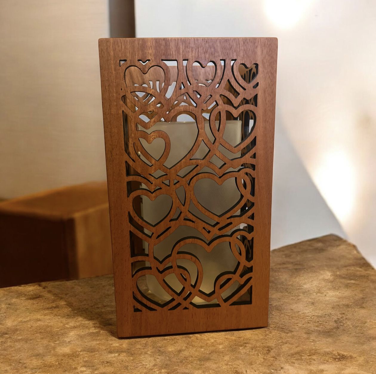 Julius Candleholder Warmth Wood Medium