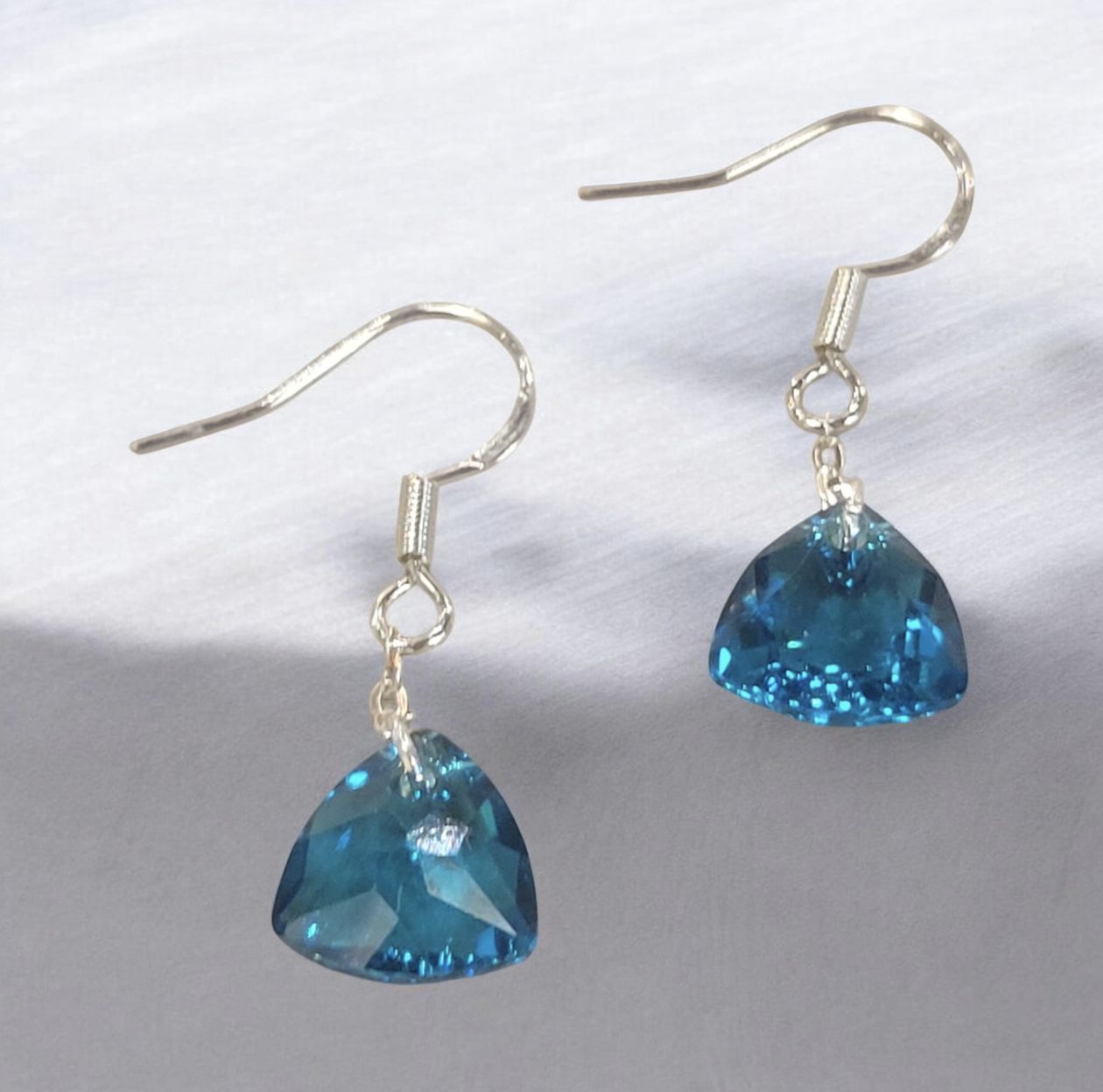 Christina-Ann Trillant Crystal Dangle Blue