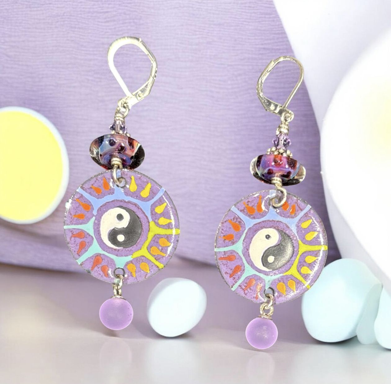Page Earrings - Yin/Yang