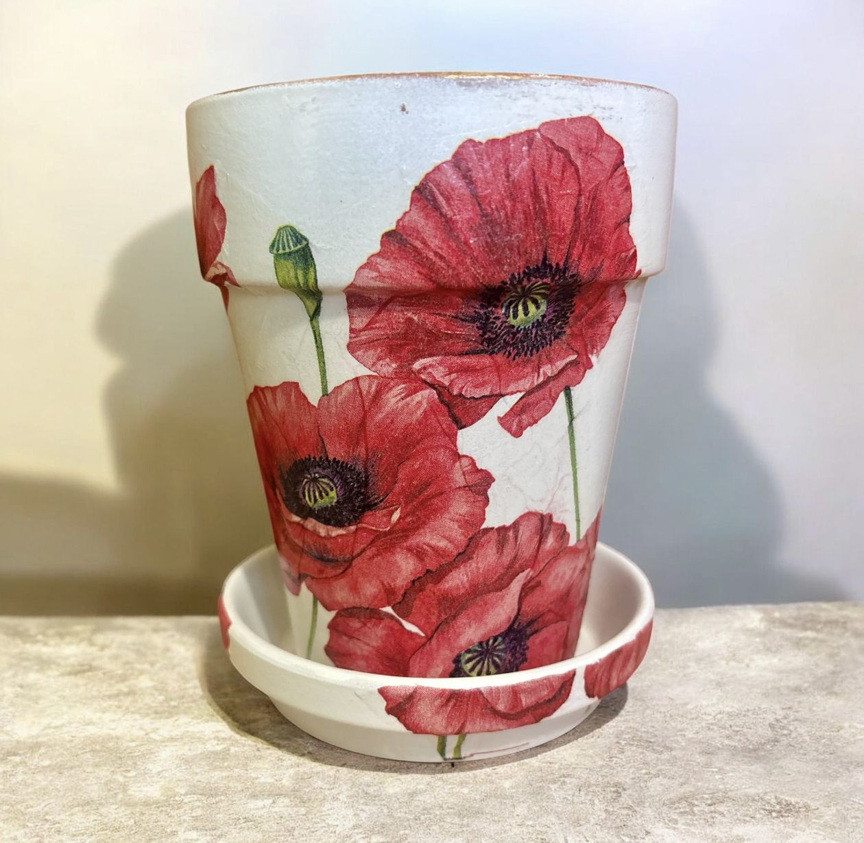 Wilson Planter Poppies 380