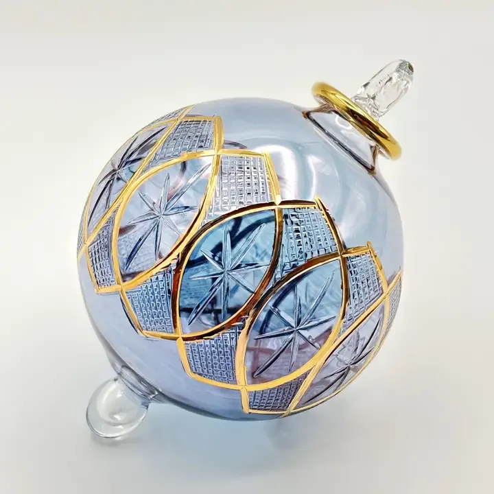 Dandrah Ornam Star Blue Celestial