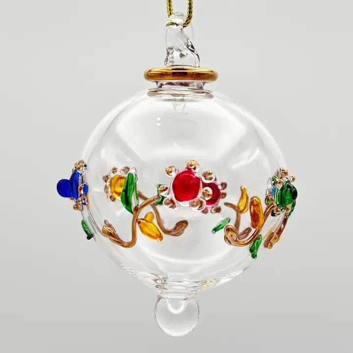 Dandarah Ornament Hand Blown Spring Flowers