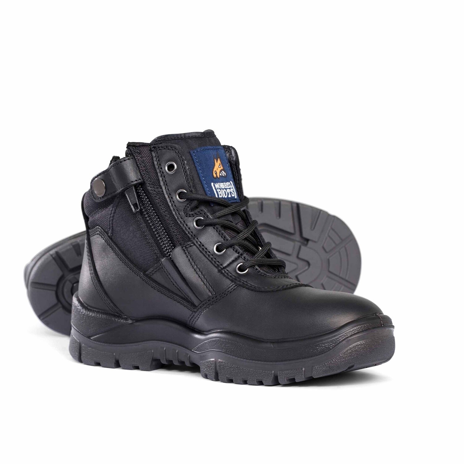 Non Safety  Zipside Boot 961020 - Black, Size: 3