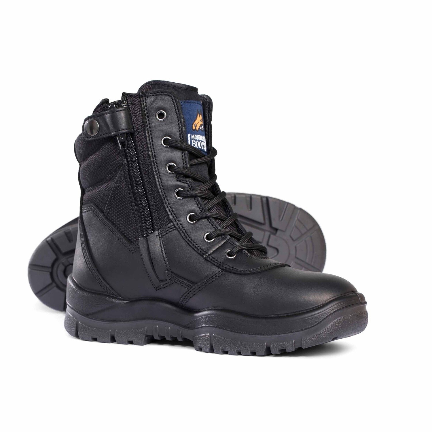 Non Safety High Leg Zip Side Boot 951020 - Black, Size: 3