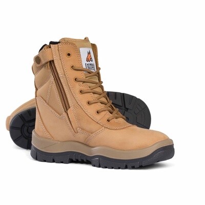Safety Hi Leg Zip Boot  251050 - Wheat