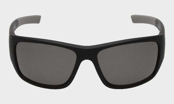 P1996 Polarised Lifestyle Sunglasses - Matt Black Frame, Colour: Smoke Lens