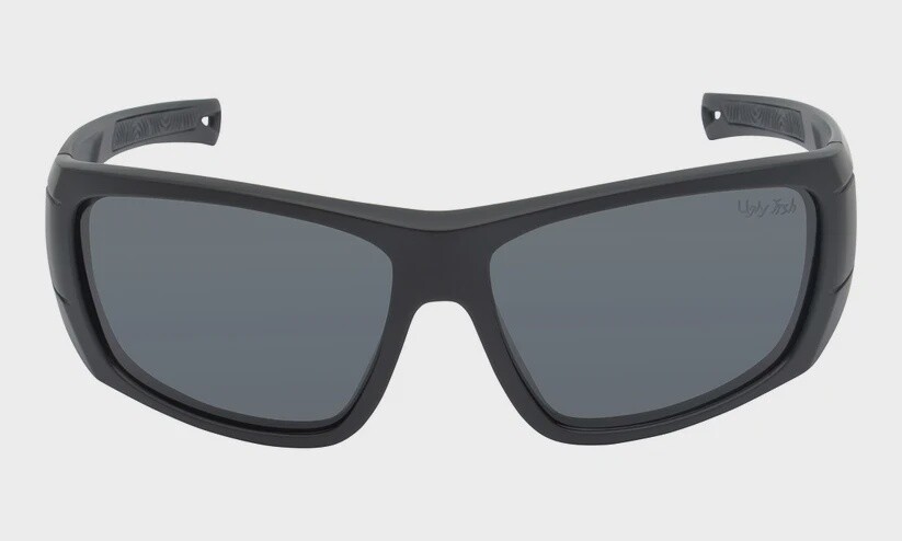 P3644 Polarised Lifestyle Sunglasses - Matt Black Frame, Colour: Smoke Lens