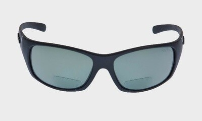 Eclipse Polarised Bifocal Sunglasses PN3411 - Matt Black Frame