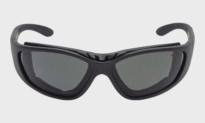 Ultimate Polarised Motorcycle Sunglasses RSP707 - Matt Black Frame - Smoke  Lens