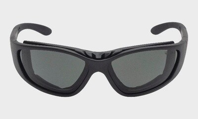 Ultimate Polarised Motorcycle Sunglasses RSP707 - Matt Black Frame - Smoke  Lens