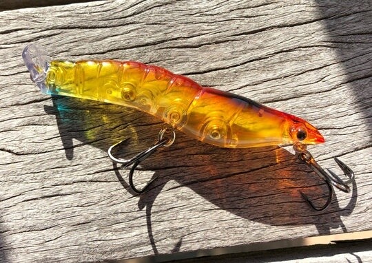 95mm Splash Prawn, Colour: Sunburnt Jelly