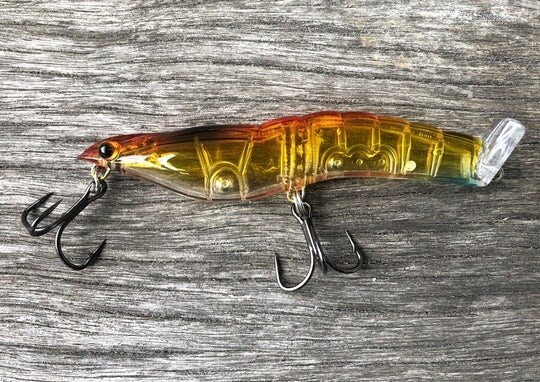 120mm Splash Prawn, Colour: Sunburnt Jelly