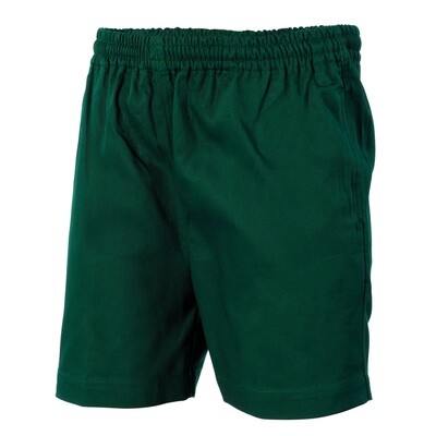 Drill Elastic Drawstring Shorts