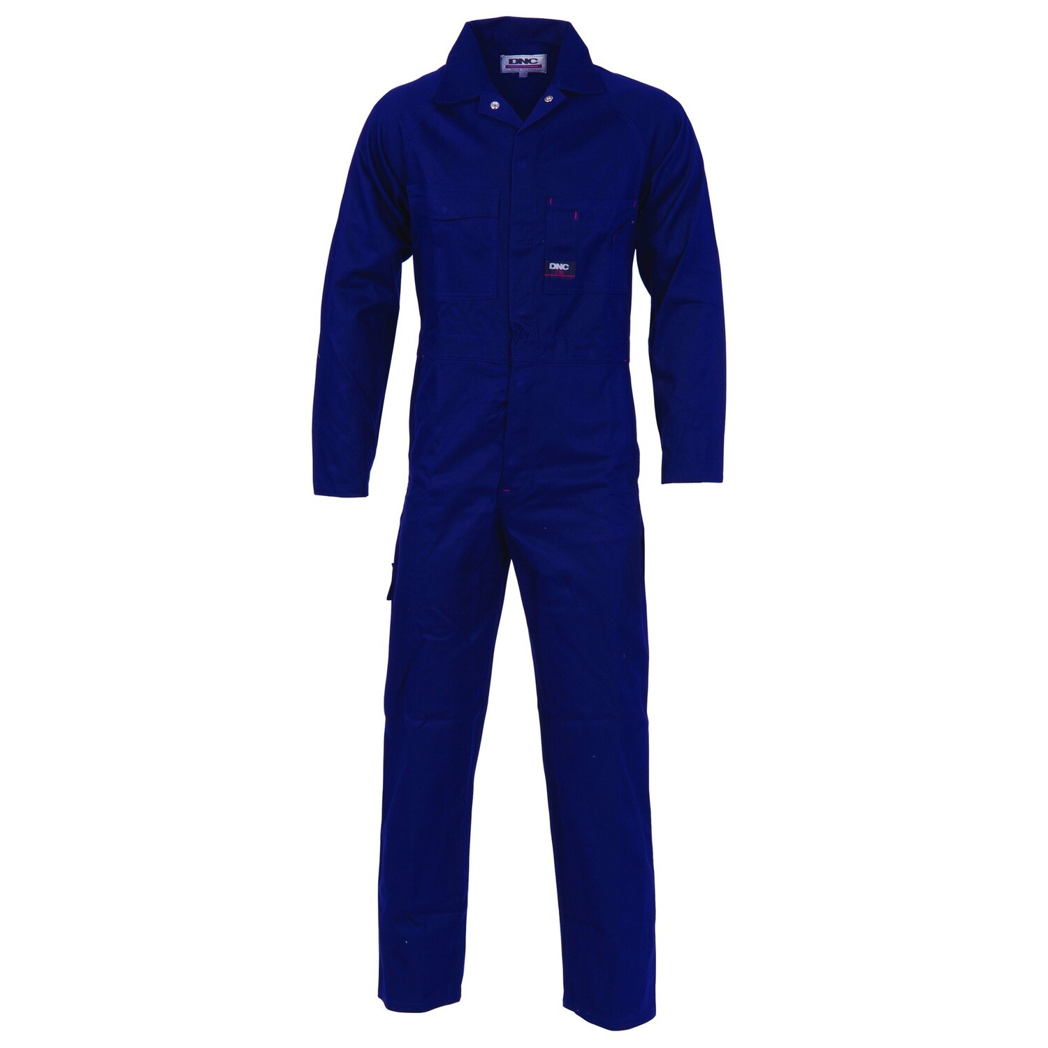 Cotton Drill Coverall, Colour: Navy, Size: 82R
