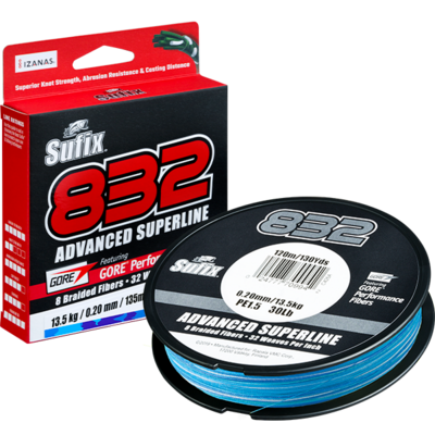 Sufix 832 Advanced Superline Braid 150 yds