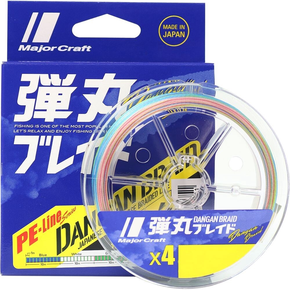 Majorcraft Dangan X4  300m Multi Colour, Size: 14lb, Colour: Multi Colour