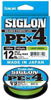 Sunline Siglon PE x 4 150m Light Green