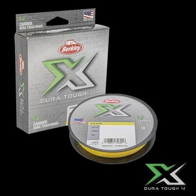 Berkley X Dura Tough 4 Hi Vis Yellow 150m