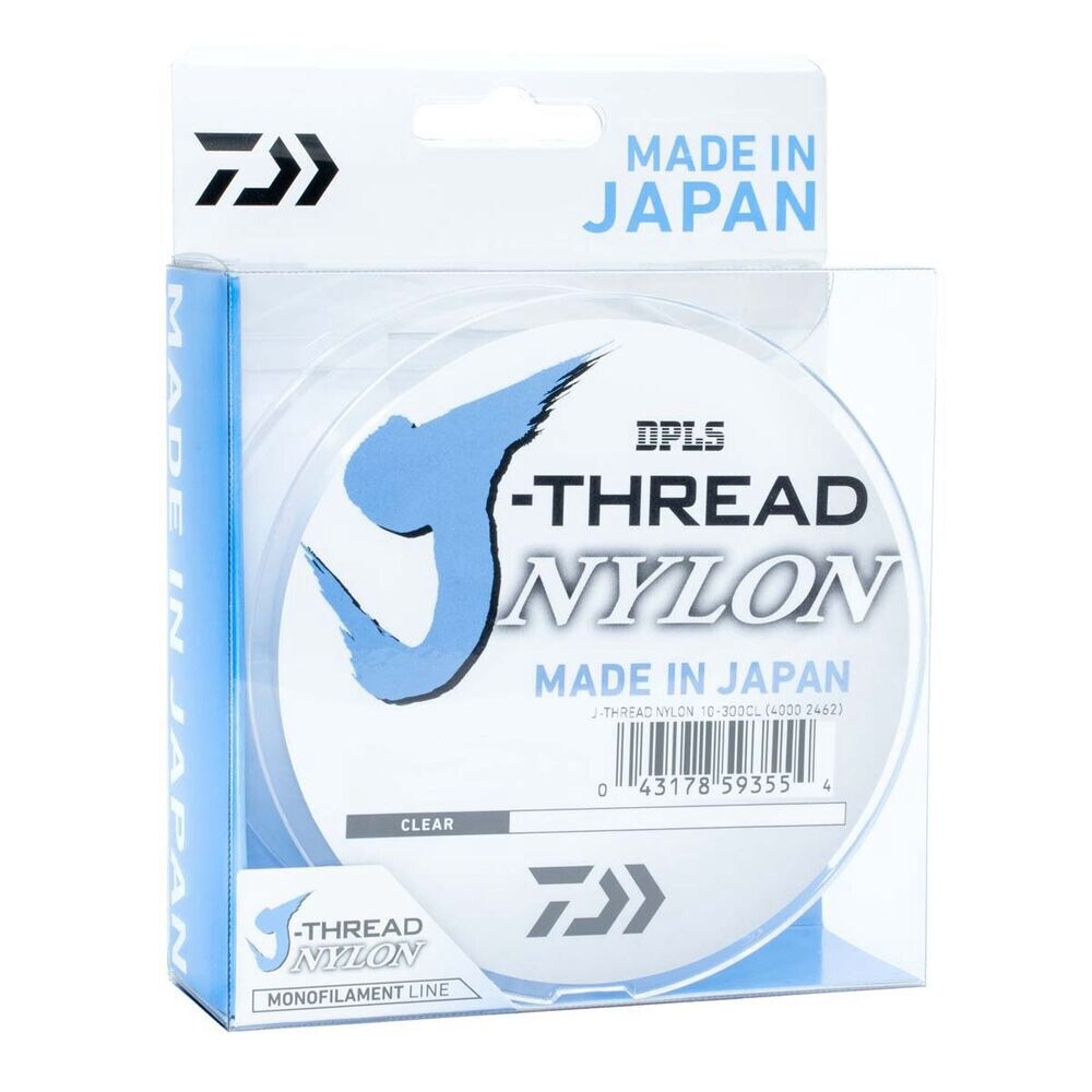 J-Thread Nylon Clear 300m, Size: 10LB