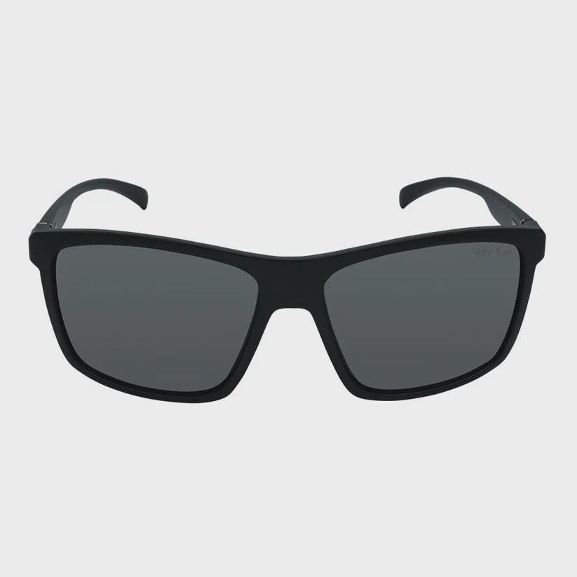 PFN640 Recycled Fishing Net Polarised Sunglasses - Matt Black Frame/Smoke Lens