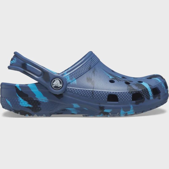 Crocs Classic Marbled Clog Navy/Multi Kids, Size: C11