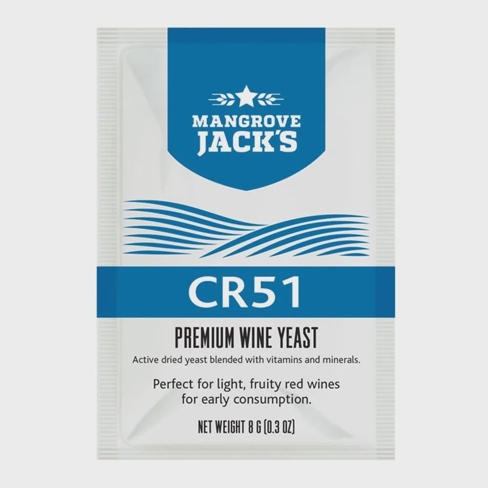 Mangrove Jack&#39;s Wine Yeast - CR51 8g