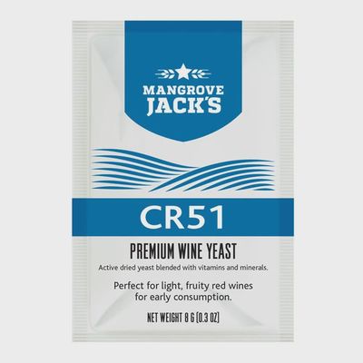 Mangrove Jack&#39;s Wine Yeast - CR51 8g