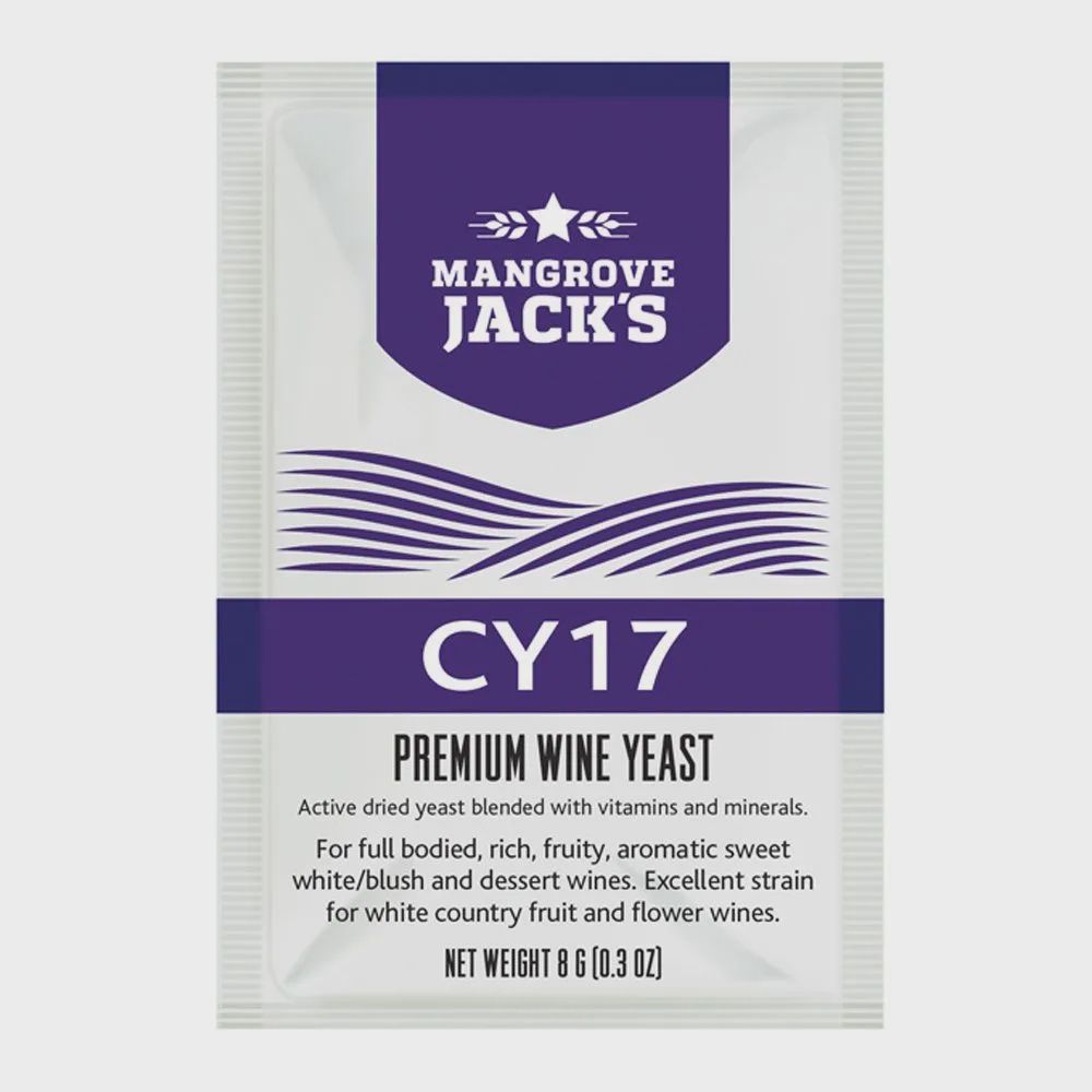 Mangrove Jack&#39;s Wine Yeast - CY17 8g