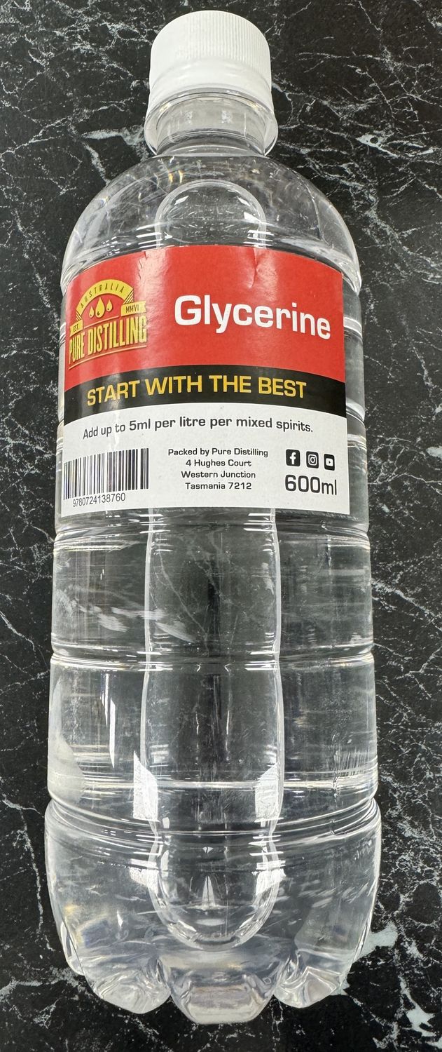 Pure Distilling Glycerine 600ml