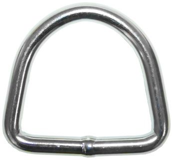 Dee Ring S/S 5 x 25mm
