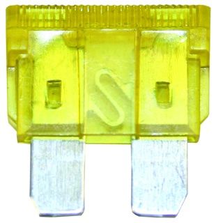 Blade Fuse 20Amp Yellow Pk4