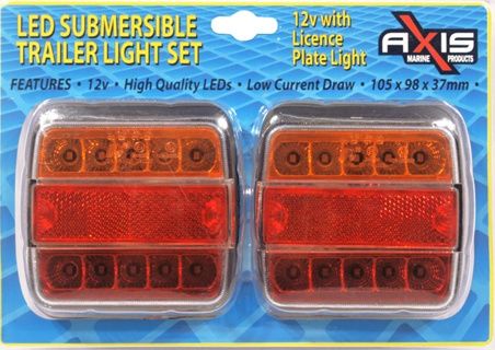 Trailer Light LED Submersible Pair