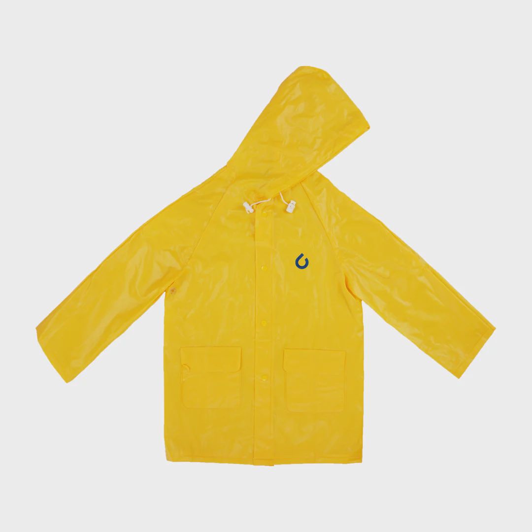 School Yellow Kids Raincoat, Size: 2