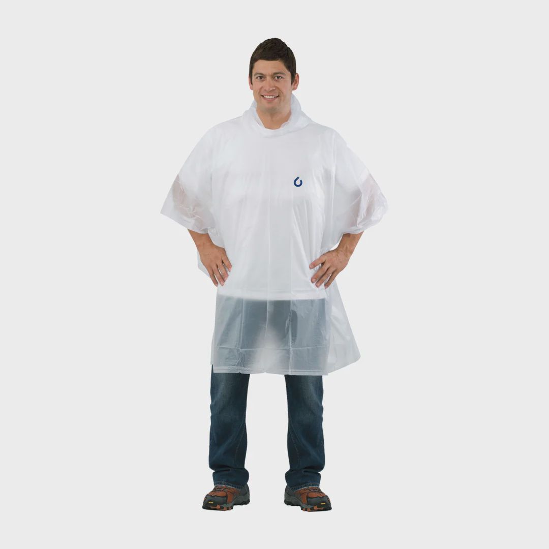 Reusable Clear Rain Poncho