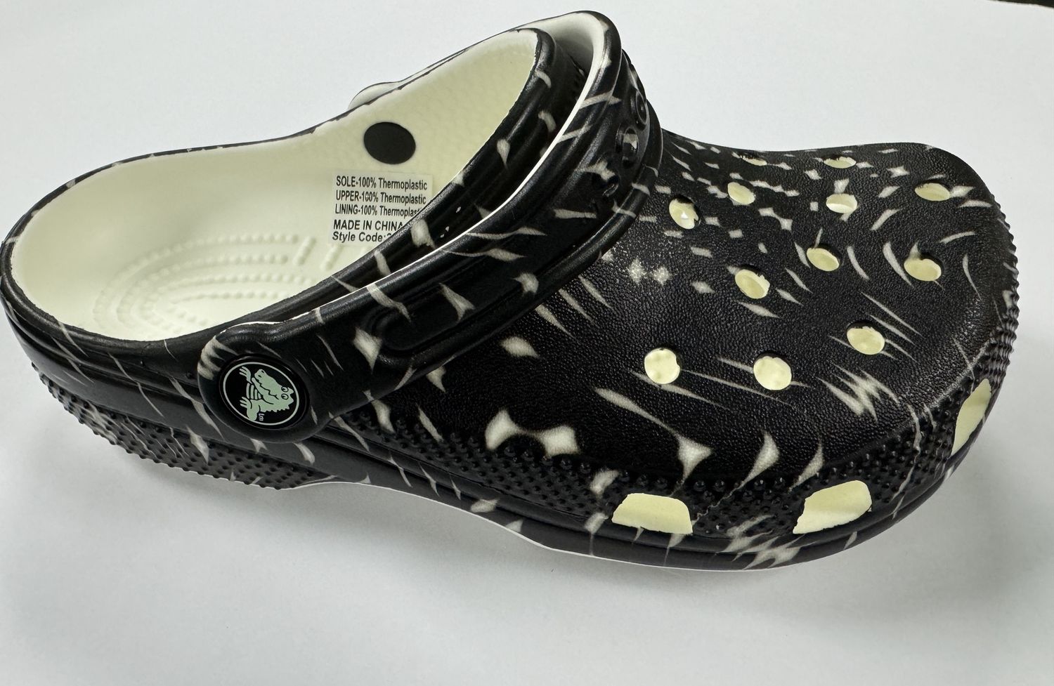 Crocs Classic Glow Sport Wave Clog K Glow Green, Size: C11
