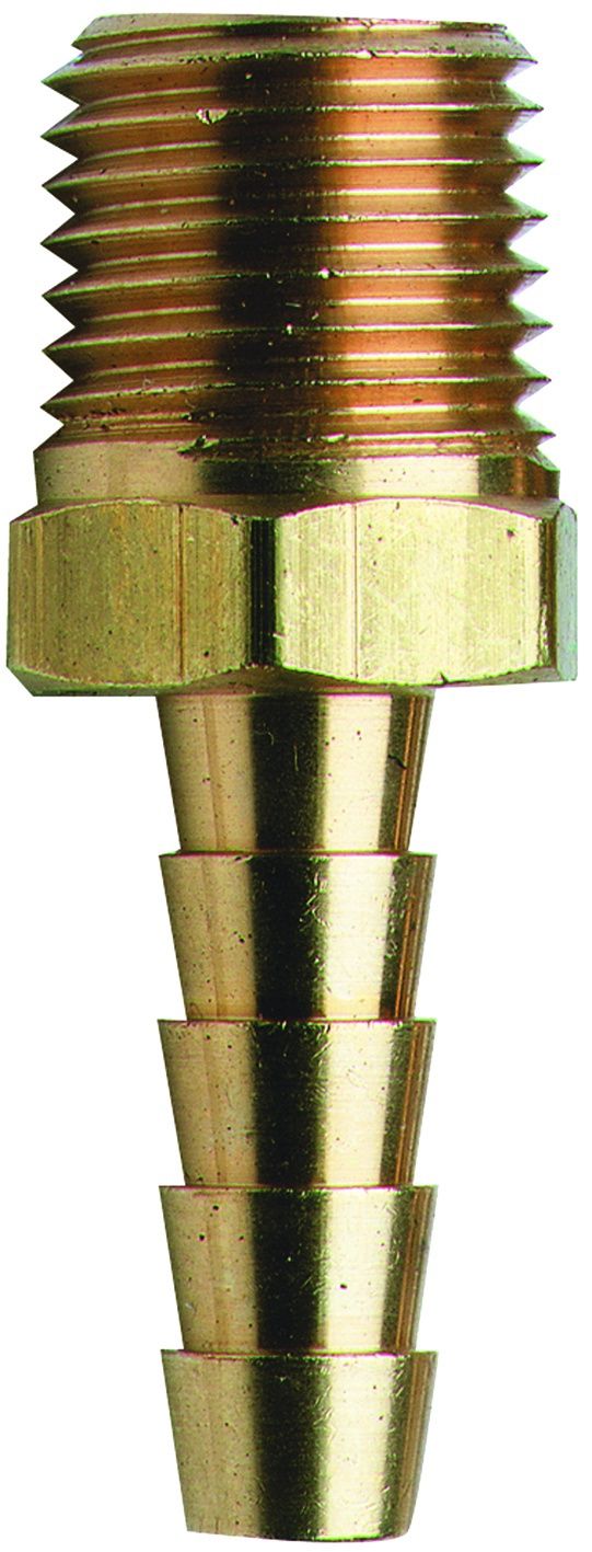 Hose Tail Brass 1/4 x 8mm
