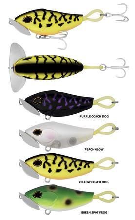 Hooking Noisy Rattle Lure, Colour: Yellow Coach Dog