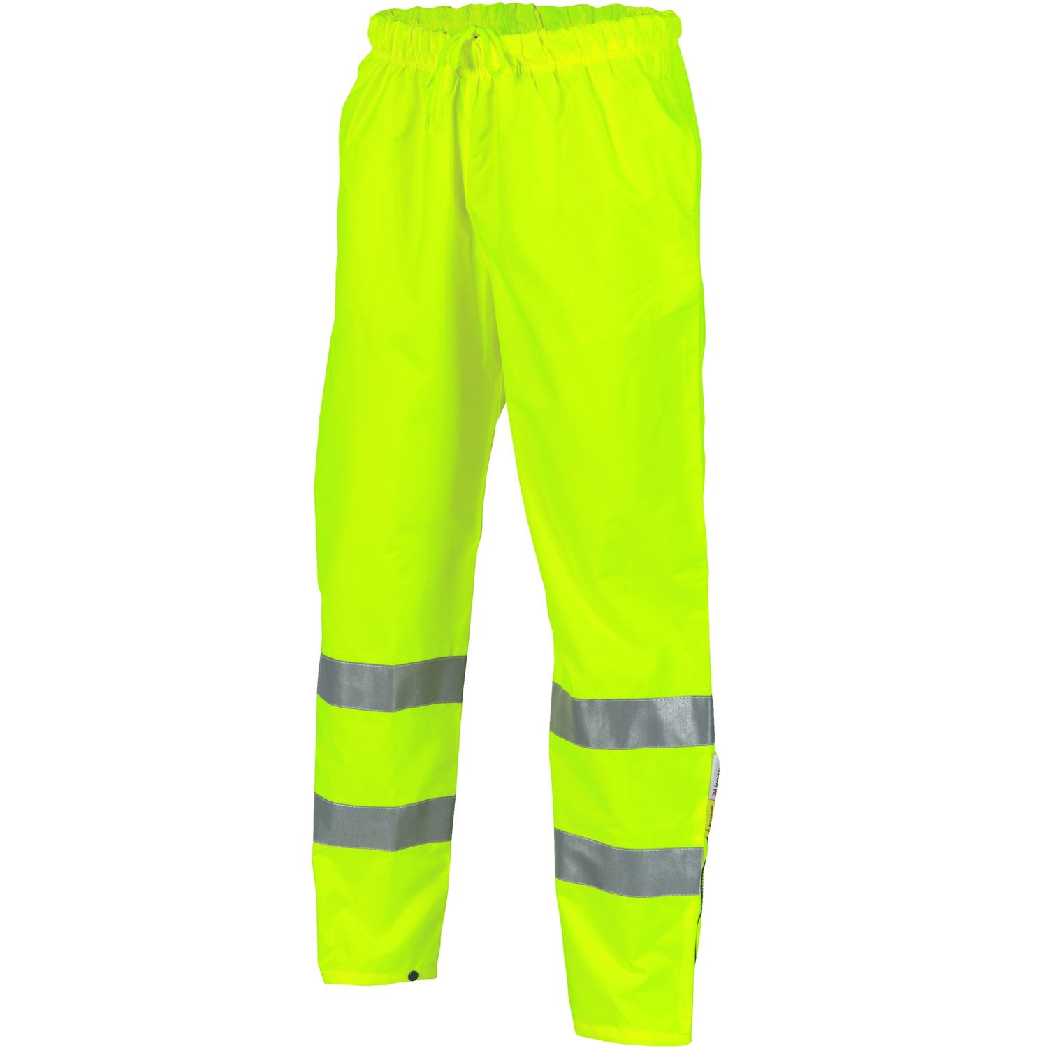 HiVis D/N Breathable Rain Pants with 3M R/Tape, Size: S